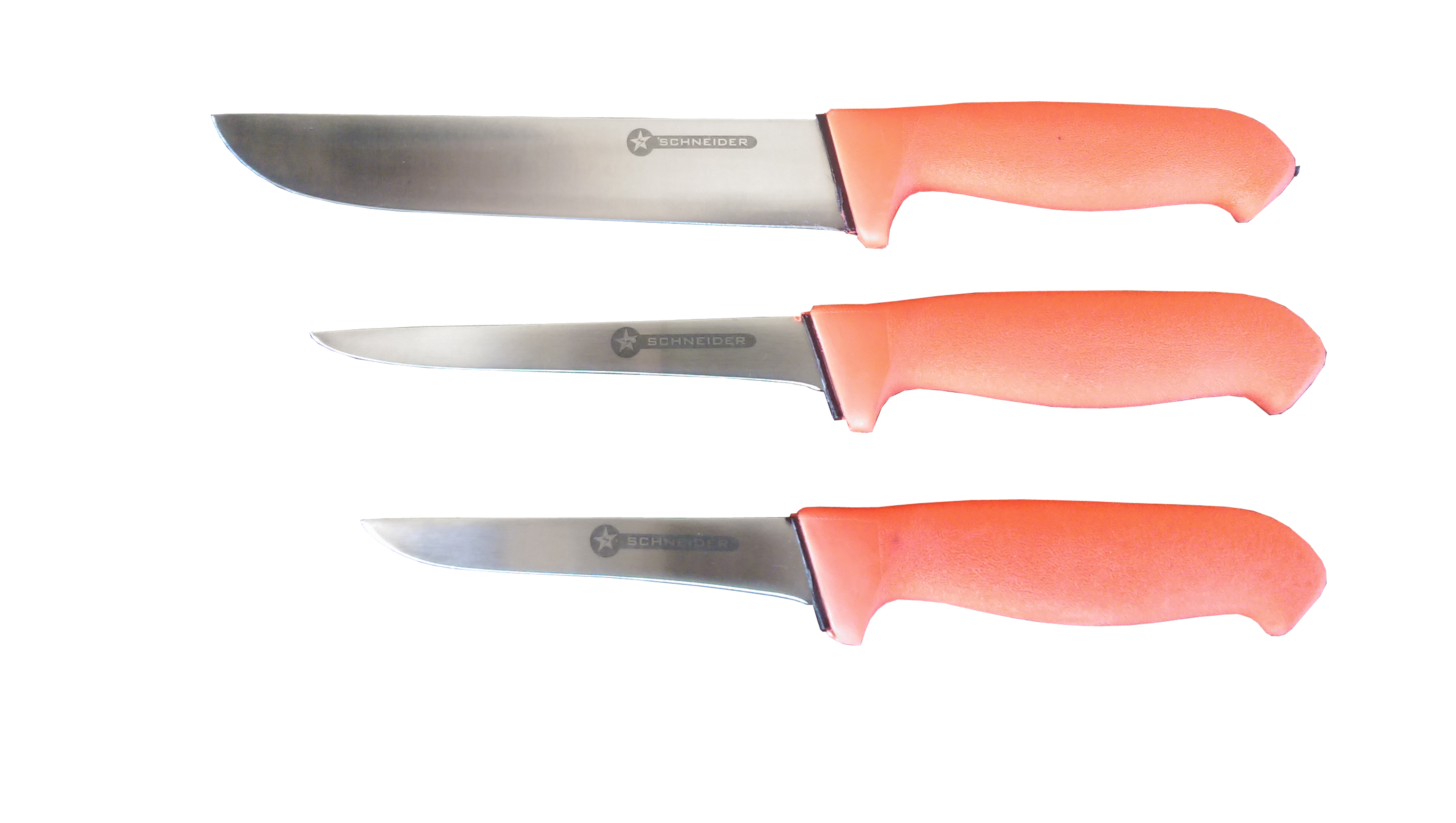 Nož mesarski set 3 - 13cm/15cm/18cm